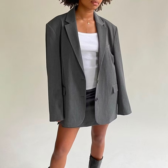 djerf avenue forever blazer grey - Picture 7 of 7